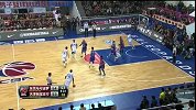 CBA-1314赛季-季后赛-1/4决赛-第3场：布朗传球失误张楠断球快攻上篮得分-花絮