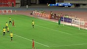 中国足协杯-17赛季-淘汰赛-半决赛首回合-第10分钟射门 胡尔克暴力任意球威震恒大 超远距离射门差之毫厘-花絮