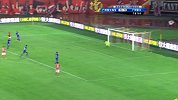 中国足协杯-17赛季-淘汰赛-1/4决赛次回合-第19分钟射门 雨天路滑大胆远射！ 廖力生贴地箭考验韩锋-花絮