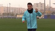 西班牙人雨中训练备战国王杯 武磊步伐轻盈状态出色