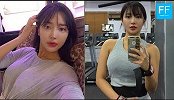 韩国甜美系小姐姐专注健身！性感曲线练出极品身材