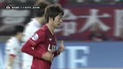 亚冠-15赛季-小组赛-第6轮-第57分钟射门 鹿岛禁区内头球射门高出横梁-花絮