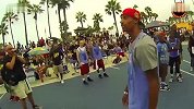 街球-13年-飚三分秀暴扣背着孩子打球 乔治希尔现身神奇的VBL联赛-专题