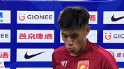 中国足协杯-17赛季-淘汰赛-第4轮-赛后采访 张呈栋：红牌打乱了计划 希望周日能有好的结果-花絮