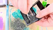 用闪粉、口红、史莱姆给透泰染色，无硼砂，小朋友们你喜欢第几个