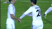 西甲-1314赛季-联赛-第8轮-皇家马德里球员莫拉塔大禁区射门球进了-花絮