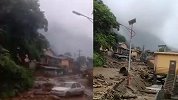 实拍云南泥石流惊险瞬间：村民前一秒转移，下一秒沙石倾泻而下