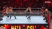 WWE-18年-2018地狱牢笼大赛：RAW双打冠军赛 齐格勒 麦金泰尔VS罗林斯 安布罗斯-单场
