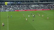 下半场补时第6分钟波尔多球员普恩杰射门