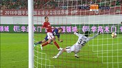 恒大后防低级失误 高迪单刀怒射刘殿座神扑救主