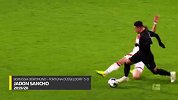 德甲炫技时刻！桑乔PK小阿扎尔 神人连续挑球戏耍对手