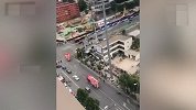 河南洛阳一商务楼发生火灾，现场浓烟滚滚