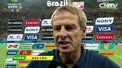 世界杯-14年-小组赛-G组-第2轮-赛后采访克林斯曼：扳平比分非常可惜 出线权还在手中-花絮