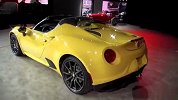 汽车-2015底特律车展 阿尔法罗密欧 Alfa Romeo 4C Spider首发