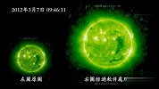 2012年3月7日太阳风暴到来时周围铺天盖地的UFO