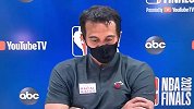 NBA总决赛发布会动情一幕 50岁的热火队主帅斯波哭了