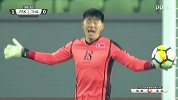 泰国队边路进攻风生水起 比差门前推射角度太正被挡出