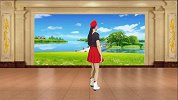 红领巾广场舞教学-20180403-《尘缘梦》正面演示附口令分解教学