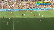 世界杯-14年-小组赛-H组-第2轮-比利时队直接任意球轰中立柱-花絮