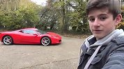 14岁男孩驾驶父亲的法拉利 458 Italia