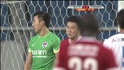 中超-15赛季-联赛-第20轮-23分钟射门 申花王赟任意球战术配合吊门被扑出-花絮