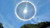 快抬头看！4月最后一天南方多地出现日晕 彩色光环刷屏朋友圈