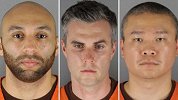 “黑人之死”案另三名警察首次出庭受审 律师：警察没使用暴力