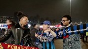 搞怪皮一下 PP菌梅阿查采访特殊球迷forza inter or forza Barcelona