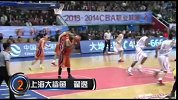 CBA-1314赛季-季后赛-1/4决赛-第2场：五佳球 瓦里克兽性大发强起隔扣两人-专题
