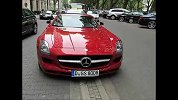 Mercedes SLS AMG Roadster Start-Up and Details