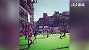 艺术体操足球看过吗？俄罗斯街头上演另类足球表演