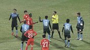 亚冠-14赛季-小组赛-第1轮-饶伟辉战术犯规破坏对手单刀被出示黄牌-花絮