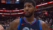 NBA字幕组-乔治谈第三节爆发：这是我欠球队和自己的