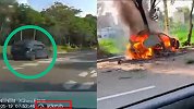 广州一特斯拉撞树起火：后车时速近90被其飞速超过