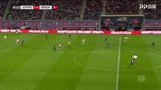 第62分钟RB莱比锡球员优素福·波尔森进球 RB莱比锡4-0柏林赫塔