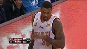 CBA-1415赛季-季后赛-1/4决赛-第1场-泰勒飞身火锅送哈里斯（山西vs青岛）-花絮