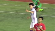 U23亚洲杯-17年-资格赛-第2轮-第11分钟射门 日本错失必进球 井手口阳介近距离冲顶竟被柬埔寨门将化解-花絮