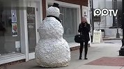 今天我上街,竟然被1个雪人整了