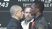 UFC243发布会对视环节 五星哥VS黑龙将上演统一战