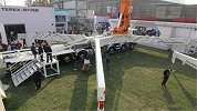 全球最长混凝土臂架泵车，网友：这要顶几只长臂猿啊！