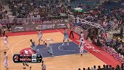 CBA-1617赛季-常规赛-第4轮-布拉切妙手生花背后传球 周琦心领神会暴扣得手-花絮