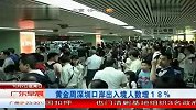 黄金周深圳口岸出入境人数增18％