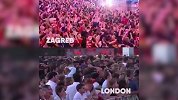 该死的足球！实拍克罗地亚进球时伦敦萨格勒布冰火两重天