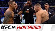 UFC264慢镜头看比赛：钻石强势压制嘴炮 蜜糖拳拳到肉