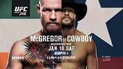 UFC246官方宣传片出炉：嘴炮归来迎战牛仔