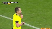 下半场补时第2分钟法兰克福球员帕西恩西亚黄牌