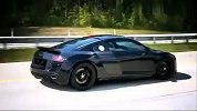 V10双涡轮增压 奥迪R8直线破300加速