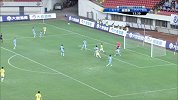中国足协杯-17赛季-淘汰赛-1/4决赛次回合-第14分钟射门 比罗比罗原地起球传中 克莱顿突然杀出头球攻门角度太正-花絮