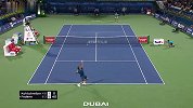 迪拜网球赛第一天高亮集锦 费德勒逆天反手再次上线