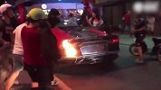 越南富豪庆祝胜利空挡猛踩油门 结果兰博基尼直接起火